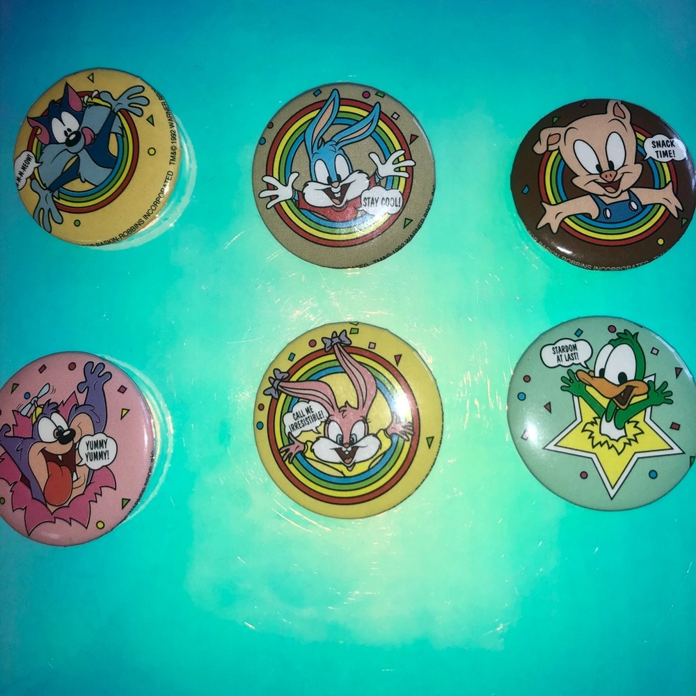 Tiny Toon Adventure Character buttons